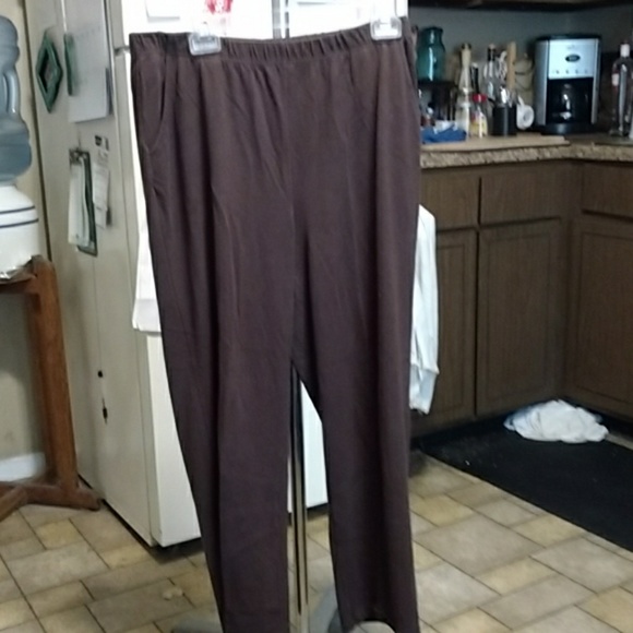 white stag knit pants petite